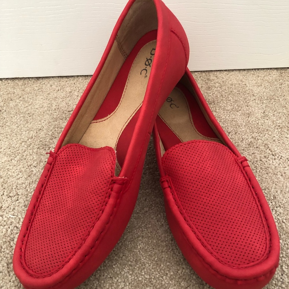 b.o.c. Red Women's Loafers